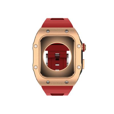 China Customized Long Lasting Luxury Luxury And Value High Precision Metal Watch Case Durable For Apple Watch SE 5 6 7 Series 4 for sale