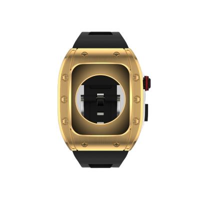 China Value Source Manufacturers 45mm Luxury Stainless Steel Smart Protective Watch Case For Apple Watch 7 for sale