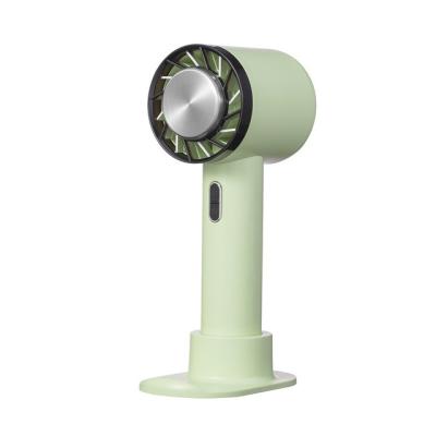 China Wireless Mini USB Rechargeable Cold Fan Semiconductor Compress Cold Fan Hand Held Outdoor Portable Air Conditioner 2200mAh Battery for sale