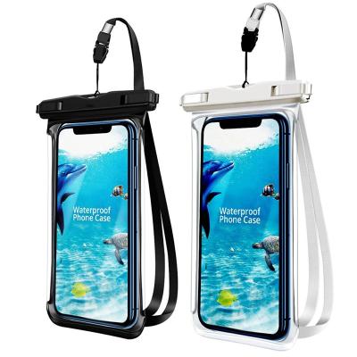 China With Lanyard Floating Airbag Waterproof Swim Bag Phone Case for iphone 13 12 pro Max Samsung Xiaomi Redmi Note 10 9 pro Huawei P30 P20 cover for sale