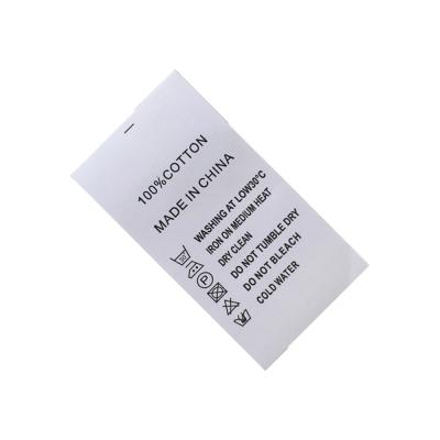 China Workable Width 2.5cm Customized White Synthetic Satin Ribbon Care Print Wash Labels For T-shirt Fabric Printed Labels for sale