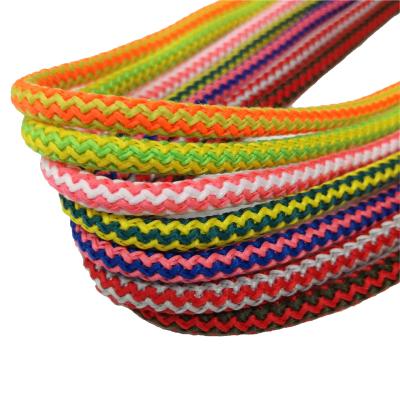 China Durable Polyester Knot Rope Rat-tail Nylon Chinese Satin Tie Bobby Tiny Bungee Rope Te koop