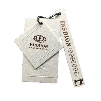 China Sustainable Garment Accessories Dangle Tag Hang Tags For Clothing Hair Tag à venda