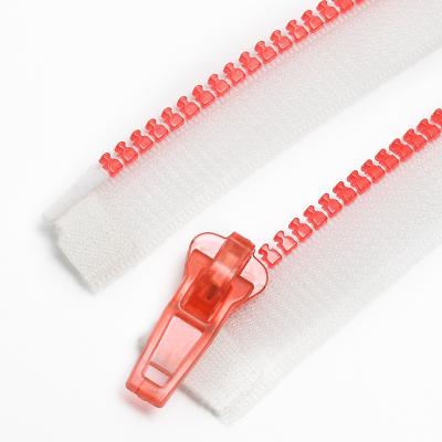 China Auto Lock Exquisite Slider Custom Zipper Pull Creative Pattern Zipper Puller Metal Color Rainbow Nylon Zipper Head for sale