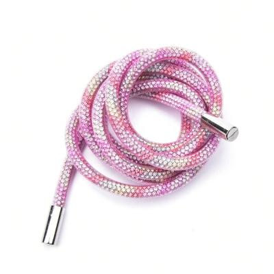 China Other Crystal Rhinestone Rope Trim Hoodies Sports Pants Cord Strap Rope With DIY Lace Garment Accessories for sale