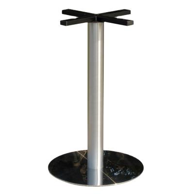 China Factory Direct Modern Furniture Leg Stainless Steel Pedestal Metal Dining Table Base for sale