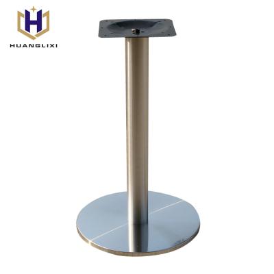 China Industrial Modern High Quality Steel Plate Cafe Cover Stainless Steel Table Bases For Sale for sale