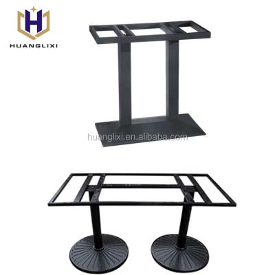 China Modern Cast Iron Table Legs, Modern Furniture Dining Room Furniture, Steel Leg Double Column for sale