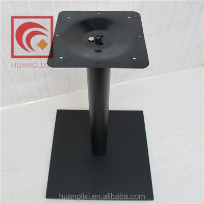 China Modern Black Steel Metal Dining Table Legs For Cafe for sale