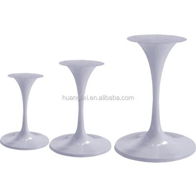 China Modern Professional Trumpet Tulip Furniture Table Leg Pedestal Tulip Table Wrought Iron Bases Workmanship for sale