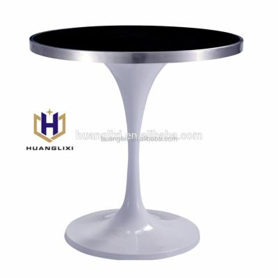 China New Technology Iron Furniture Regular Leg White Metal Dining Tulip Table Bases For Sale for sale