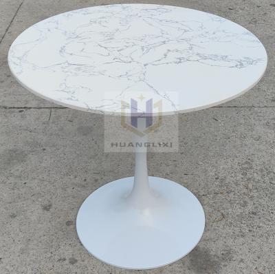 China New Wholesale Modern White Round Top Dining Metal Steel Tulip Table Base For Marble for sale