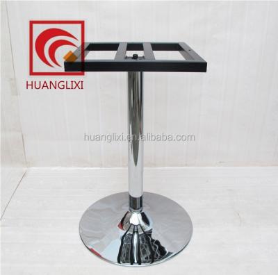 China Modern Electroplating 5kg Table Bases Round Metal Dining Table Legs For Bar for sale