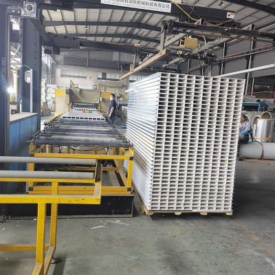 China Easy Installation Purifying Plate Wall Panels Sandwich Panel Cleanroom System Insulated Magnesium Glass Sandwich Panels for sale