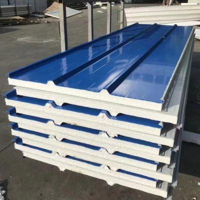 China Easy Installation Sandwich Panels Foam Hollow Exterior Roof Polystyrene Purification Plate Sandwich Panel Roof for sale