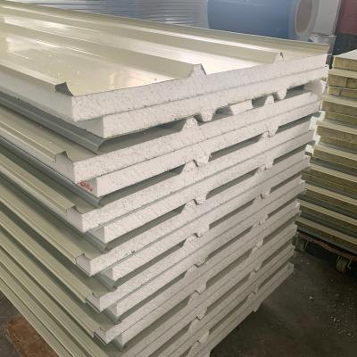 China Easy Installation Partition Panel Insulated Exterior Roof Sandwich Panels Polystyrene Foam Sandwich Panel Roof for sale