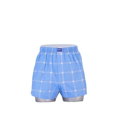 China Fasion Pattern Comfortable Plain Woven Underwear Antibacterial Logo Reusable Customized Boxer Shorts Men for sale