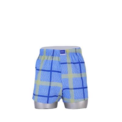 China Cotton Splicing Men's Plus-Size Antibacterial Plaid Color Briefs And Adults' Boxers Abbreviations for sale