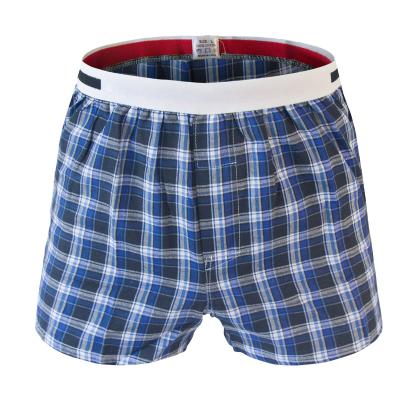 China Strong Safety Men Underwear Antibacterial Logo Boxer Briefs Customized Plaid Shorts Boxer Briefs With Belt for sale