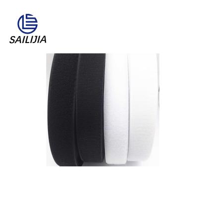 China Good Viable Sewing Nylon Sailijia Hook and Loop Patches Fastener and Loop Fastener Tape for sale