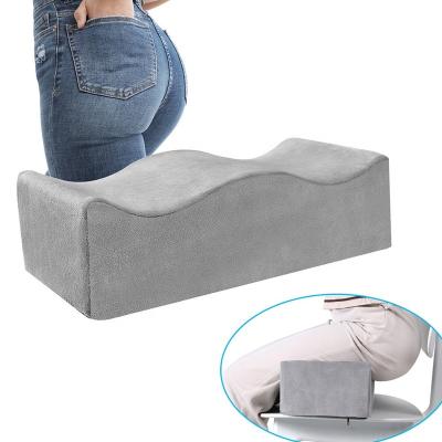 China Amazon Success OEM Factory Floor Waveform Hotel Quality Memory Foam Anti-Static Barrel Pillow for sale