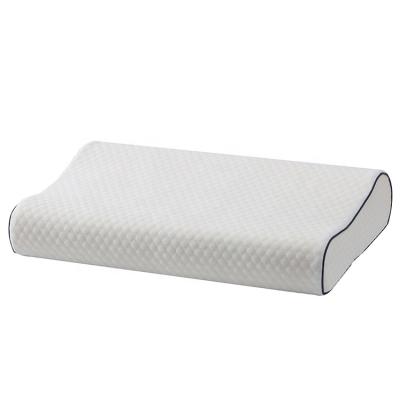 China Anti-static Comfortable White Jacquard Fabric 50x30x10-7cm Neck Memory Foam Knitting Medical Pillow With Same Competitive Price for sale