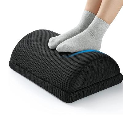 China Memory Foot Rest Cushion Adjustable Foot Rest Under Desk Foot Rest Pillow for sale