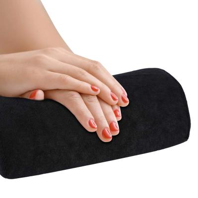 China Good Workmanship Soft Sponge Nail Pillow Nail Arm Rest Soft Nail Art Soft Nail Hand Pillow With Memory Foam for sale