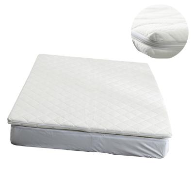 China China Factory Customizable High Density White Memory Foam Mattress Topper for sale