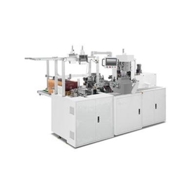 China Hotels KFD450A Christmas Paper Shopping Bag Stringing Machine With Hole Punching In Line for sale