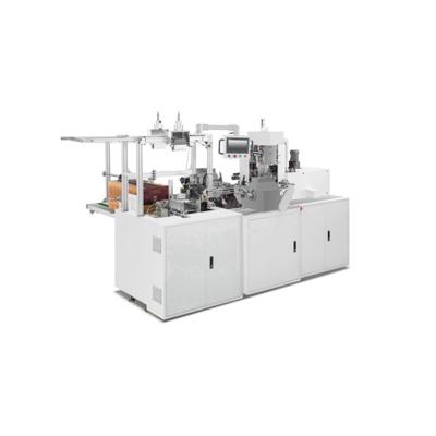 China Full Automatic Luxury Hotels Paper Bag Wrist Rope Threading Machine For Gift Bag Production KFD-450A for sale