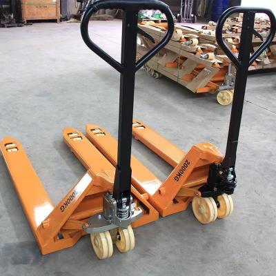 China Hotels 2.5t 5t Heavy Duty Hand Jack Hydraulic Pallet Truck for sale