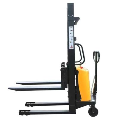 China Hotels 1500kg 1.5ton 2 Ton Semi Lift Jack Truck Electric Pallet Stacker Lifter for sale