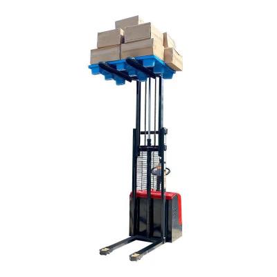 China Hotels Forklift Operated Fully Automatic Automatic Battery Lifter Stacker for sale