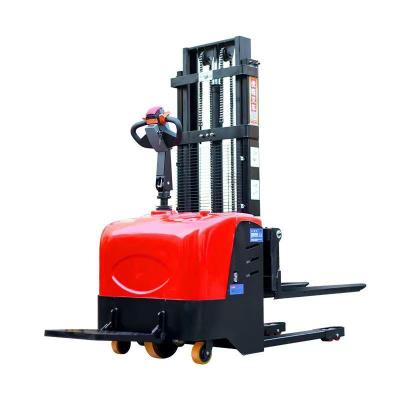 China Driving Position 1.5 2 Ton Full Automatic Forklift Electric Stacker for sale