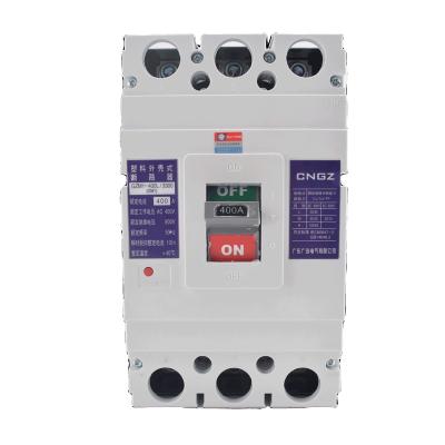 China CM1-400L 3 Pole 400 Amp 800 Amp 1000 Amp 125a MCCB Cast Case Circuit Breaker 4kA / 6kA for sale