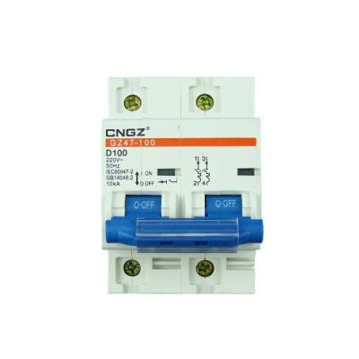 China Factory direct wholesale circuit breaker 1P 2P 6A 10A 20A 25A 40A 4kA/6kA mini for sale