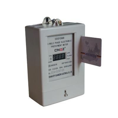 China Factory Single Phase IC Board Electric Digital Power Prepaid Smart Energy Meter DDSY2688 Alone for sale