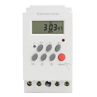 China KG316T-II Time Switch AC220v Din Rail Digital LCD Timer Programmable Electronic Switch for Germicidal Lamp KG316T-II for sale