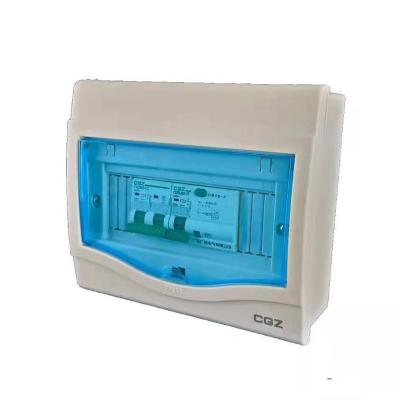 China Plastic pc 2~4way mcb electrical distribution box for sale