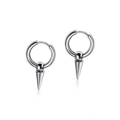 China CLASSIC hot sale fashion earrings stainless steel spring charm earring for men and boys for sale