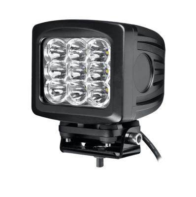 China PC 5.2 Inch 4x4 Auto Spot Flood Led Work Light , 90w Square High Brightness Offroad Led Work Light for sale