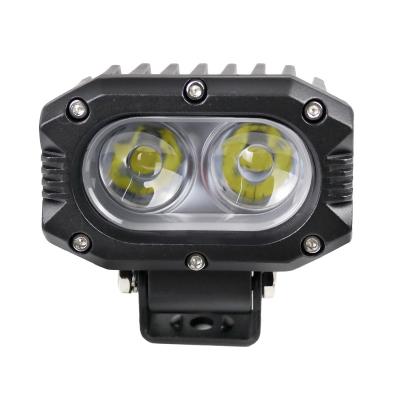 China 2021 Cool White Aurora Led Work Light 12V Diecast Aluminum Housing Lamp In Electrical System Auto Car Lighting Accessories for sale