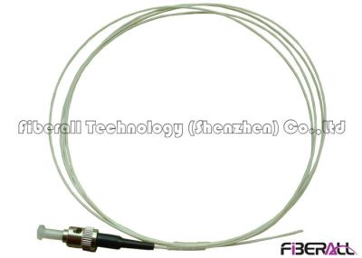 China ST Single Mode Fiber Optic Pigtail With 0.9mm Optical Cable And Metal Connector for sale