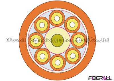 China Flame Retardant 8 Core Fiber Optic Cable , 2.0mm Fiber Optic Breakout Cable for sale