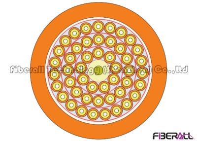 China Customized Distribution Optical Fiber Cable , 48 Core Fiber Optic Cable OS1 OM1 Type for sale