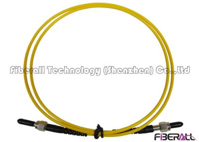 China SM 9/125 Simplex Fiber Optic SMA To SMA Patch Cord With Stainless Steel Ferrule for sale