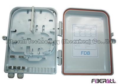 China Fiber Optic Distribution Box 16 Fibers FTTH Fiber To The Home Wall Or Pole Mounted for sale