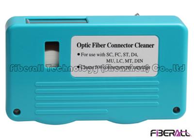 China Blue Cassette Fiber Cleaner Optical Fiber Cleaning Tool Fiber Clean Box for sale