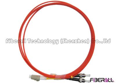 China Duplex LC To ST Fiber Patch Cord With Milled Pieces ST Fiber Connector Multimode for sale